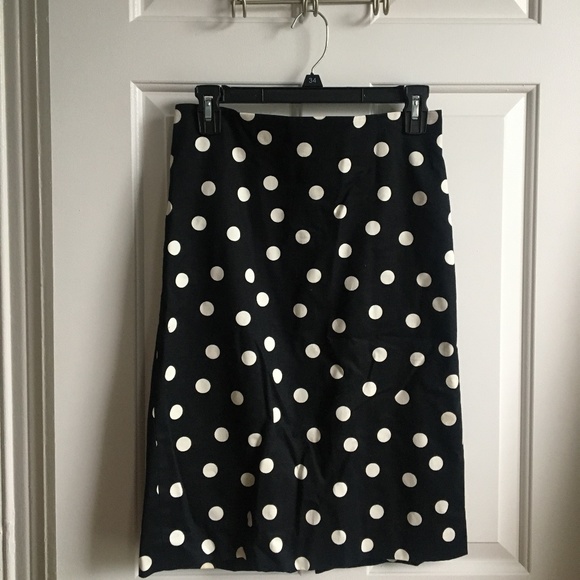 Ann Taylor Polka Dot Skirt - Picture 1 of 3